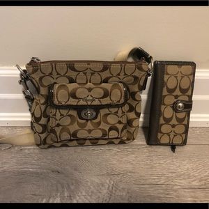 Coach Purse and Matching Wallet